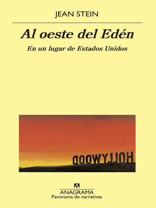 Title details for Al oeste del Edén by Jean Stein - Available